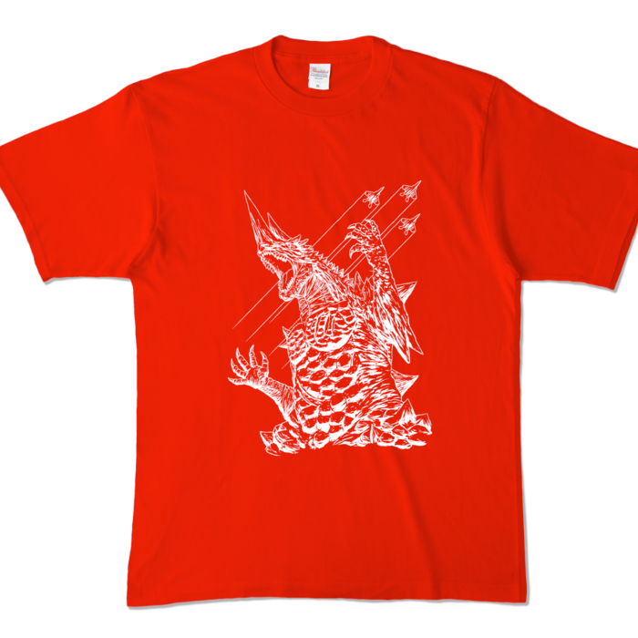 カラーTシャツ - XL - レッド (濃色)