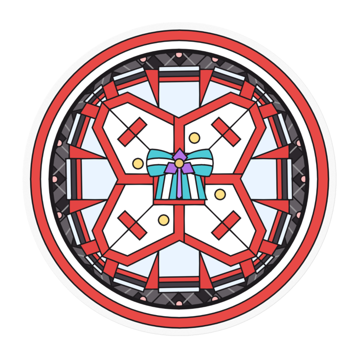 ステッカー - 100 x 100 (mm)