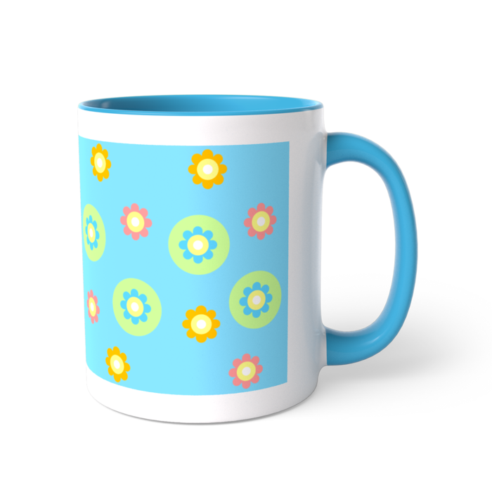 ツートンカラーマグカップ - 直径 8.2cm / 高さ 9.5cm