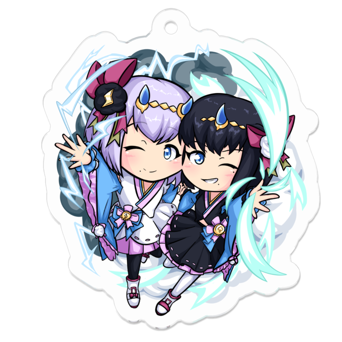 アクリルキーホルダー - 50 x 50 (mm)