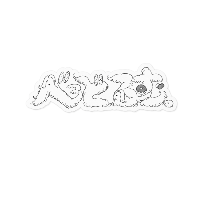 ステッカー - 100 x 100 (mm)