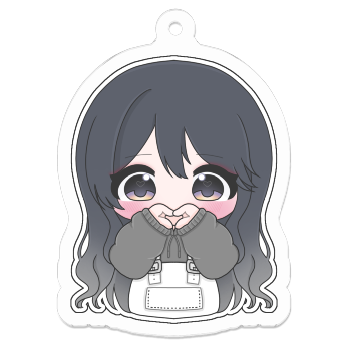 アクリルキーホルダー - 50 x 50 (mm)