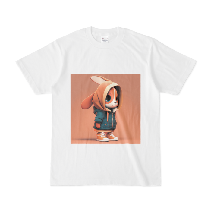 Tシャツ - S - 白(うさぎ)