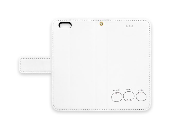 手帳型iPhoneケース - iPhone6 - ストラップ穴 あり