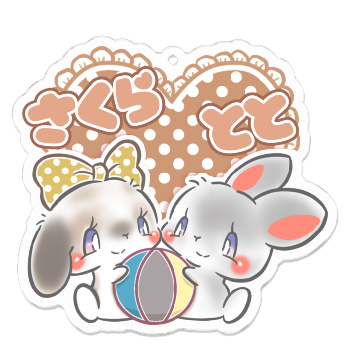 アクリルキーホルダー - 70 x 70 (mm)