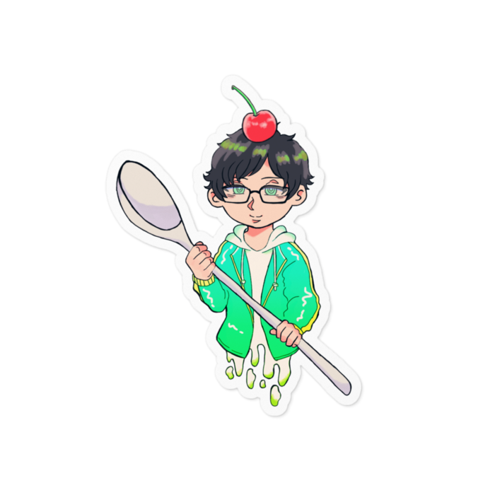 ステッカー - 100 x 100 (mm)