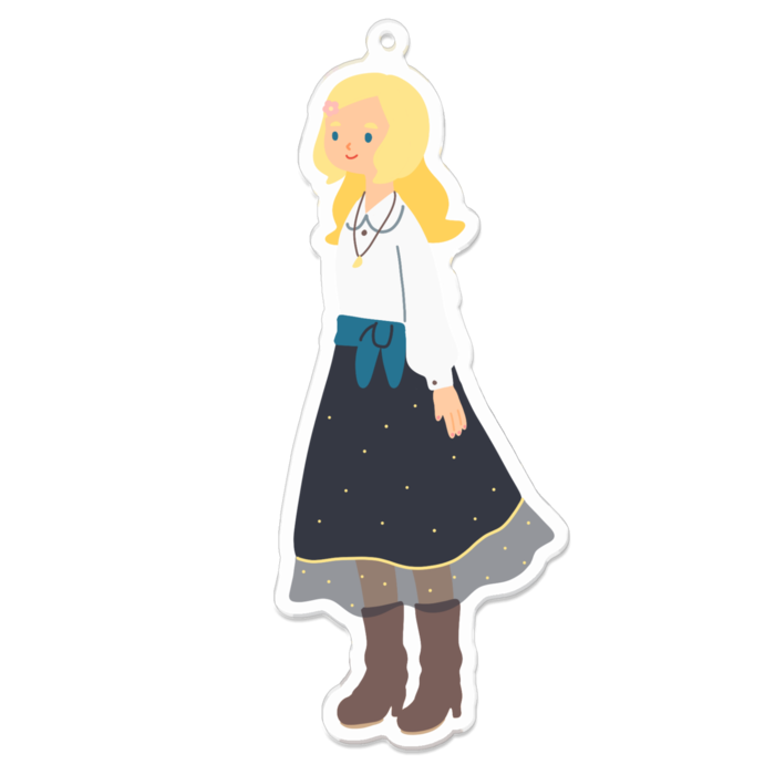 アクリルキーホルダー - 100 x 100 (mm)