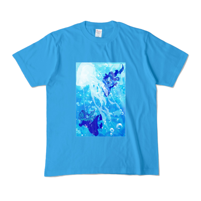 カラーTシャツ - M - ターコイズ (濃色)