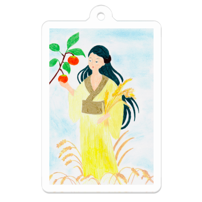 アクリルキーホルダー（コーティング） - 50 x 50 (mm)