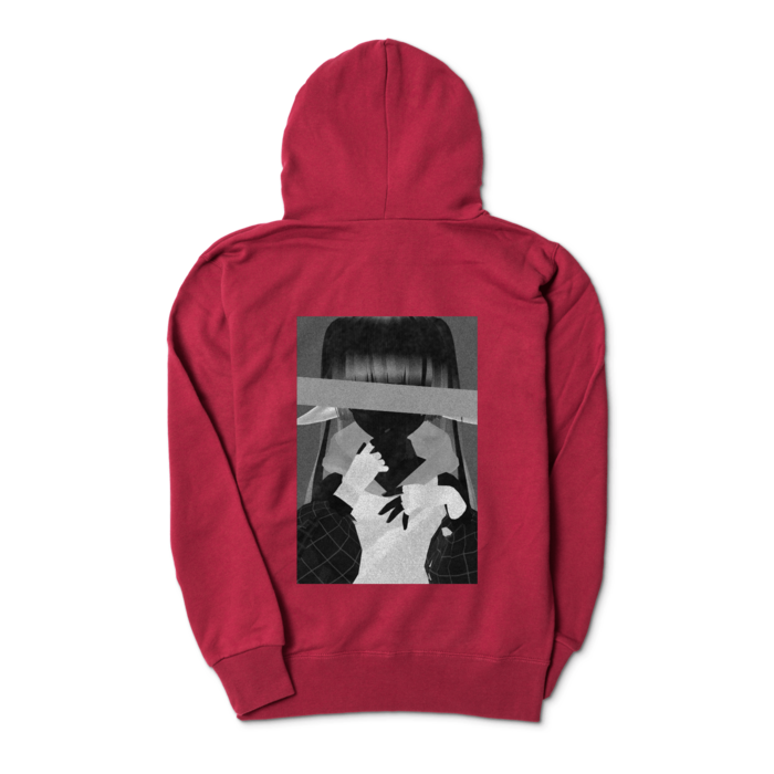 パーカー - S - バーガンディ