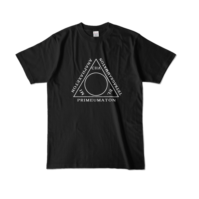 カラーTシャツ - L - ブラック