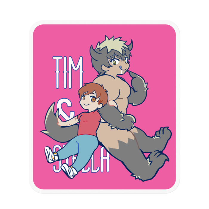 ステッカー - 100 x 100 (mm)