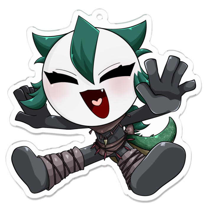 アクリルキーホルダー（コーティング） - 70 x 70 (mm)