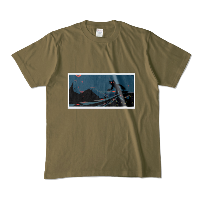 カラーTシャツ - M - オリーブ (濃色)