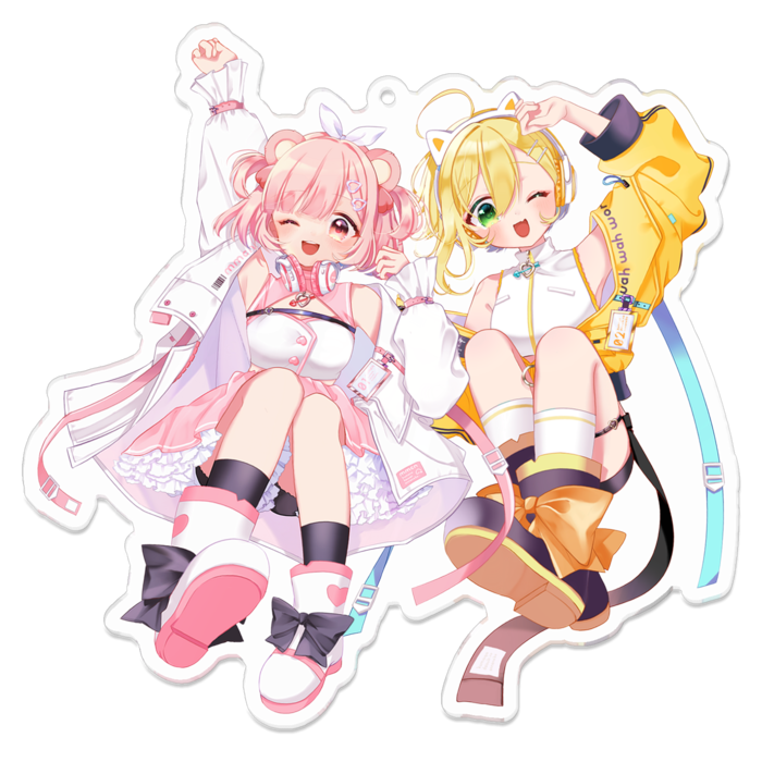 アクリルキーホルダー - 100 x 100 (mm)