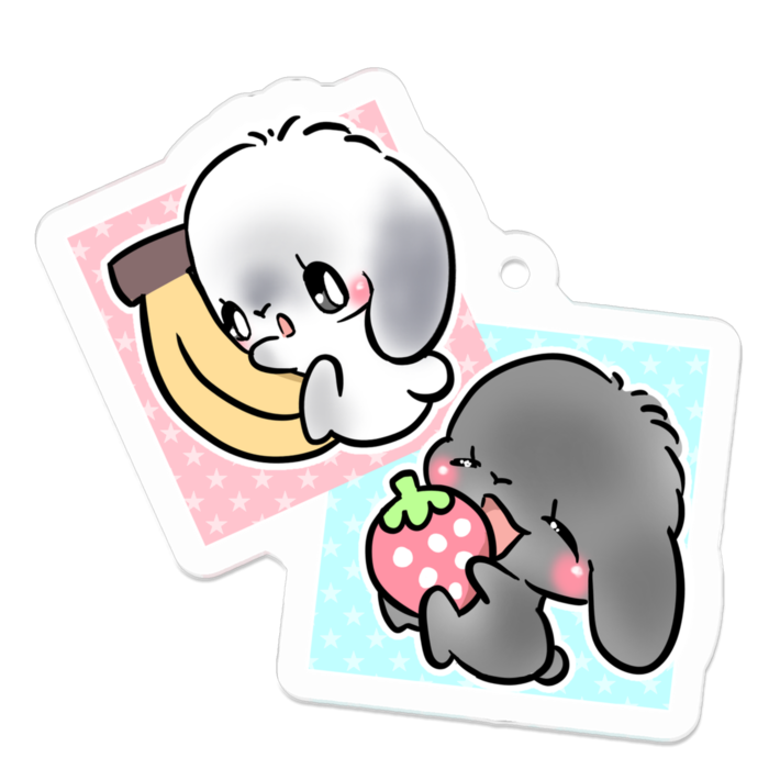 アクリルキーホルダー - 50 x 50 (mm)