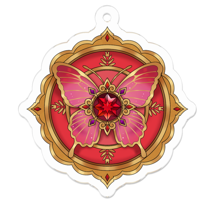 アクリルキーホルダー - 50 x 50 (mm)