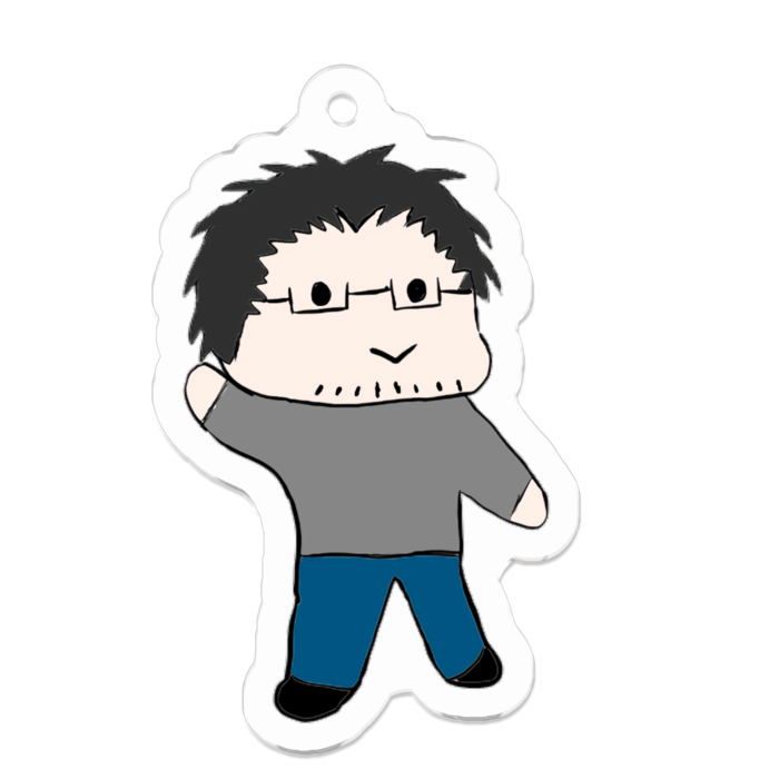 アクリルキーホルダー - 50 x 50 (mm)