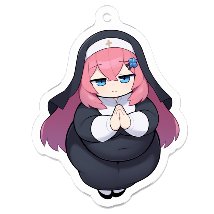 アクリルキーホルダー - 50 x 50 (mm)