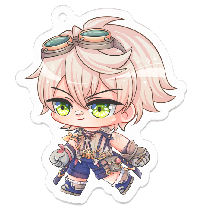 アクリルキーホルダー - 50 x 50 (mm)