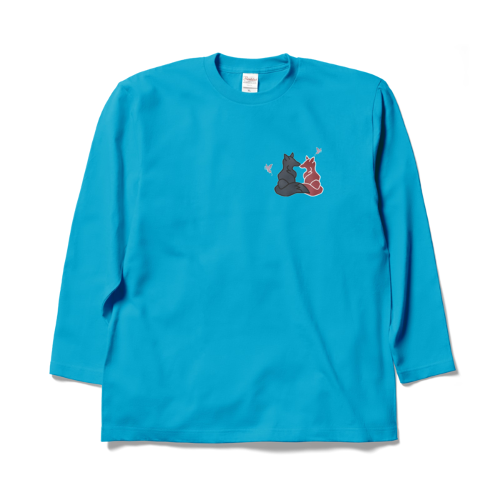 ロングスリーブTシャツ - XL - ターコイズ