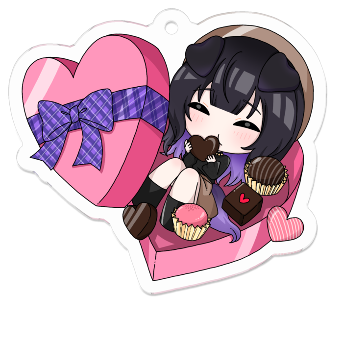 アクリルキーホルダー - 50 x 50 (mm)