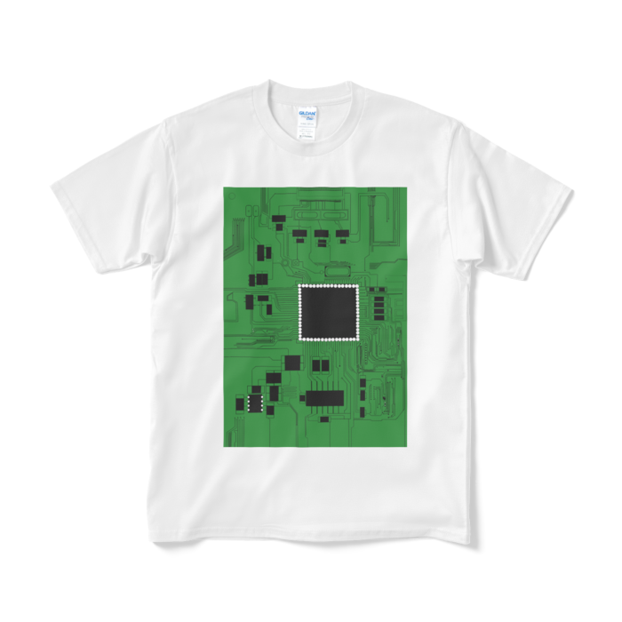 Tシャツ（短納期）緑 - M - ホワイト