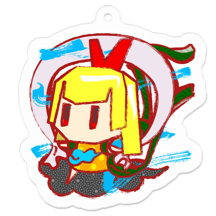 アクリルキーホルダー - 50 x 50 (mm)