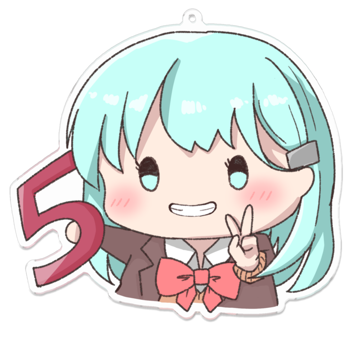 アクリルキーホルダー - 100 x 100 (mm)