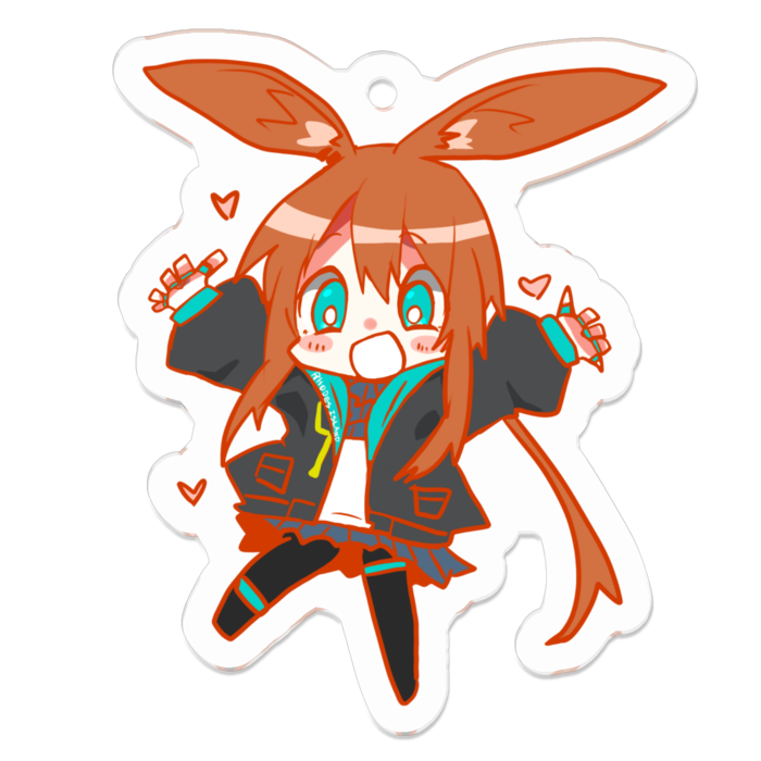 アクリルキーホルダー - 50 x 50 (mm)