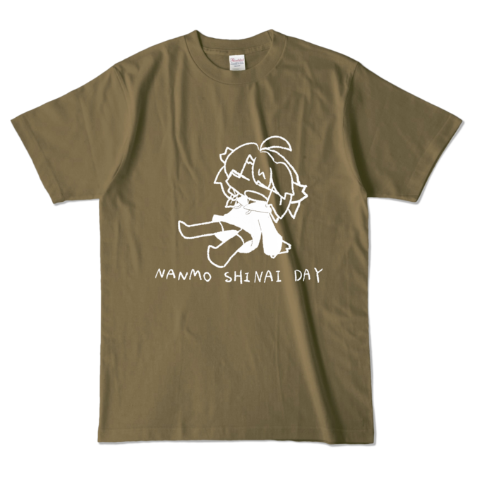 カラーTシャツ - L - オリーブ (濃色)