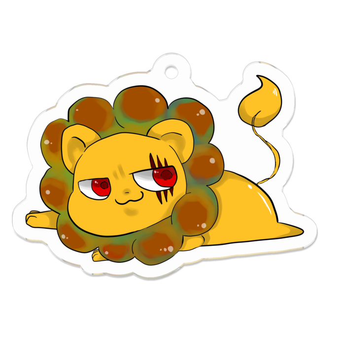 アクリルキーホルダー - 50 x 50 (mm)