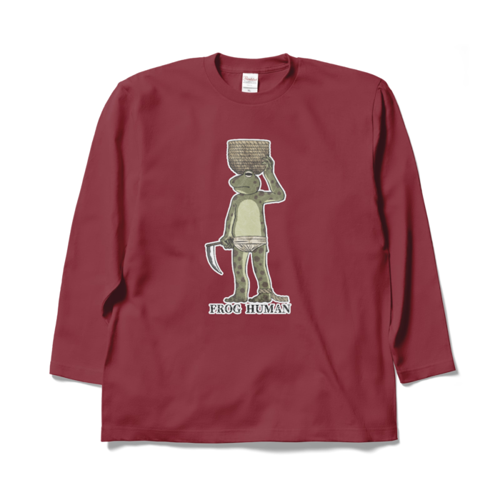 ロングスリーブTシャツ - XL - バーガンディ