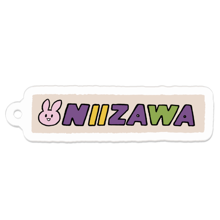 アクリルキーホルダー - 50 x 50 (mm)【NIIZAWA】