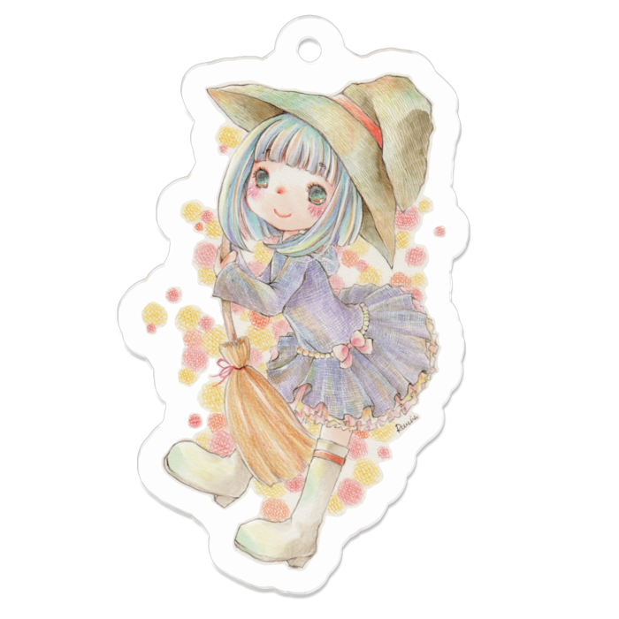 魔女の女の子 アクキー - withU - BOOTH