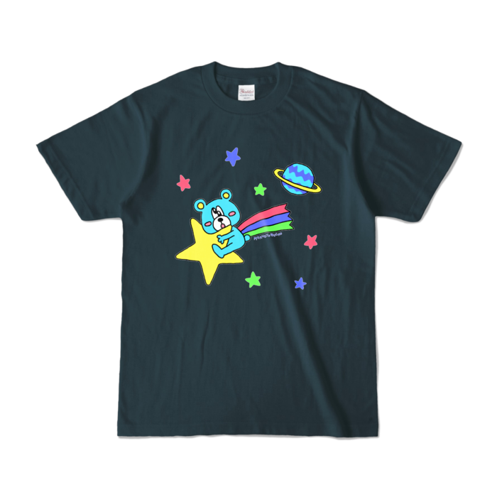 カラーTシャツ - S - デニム (濃色)