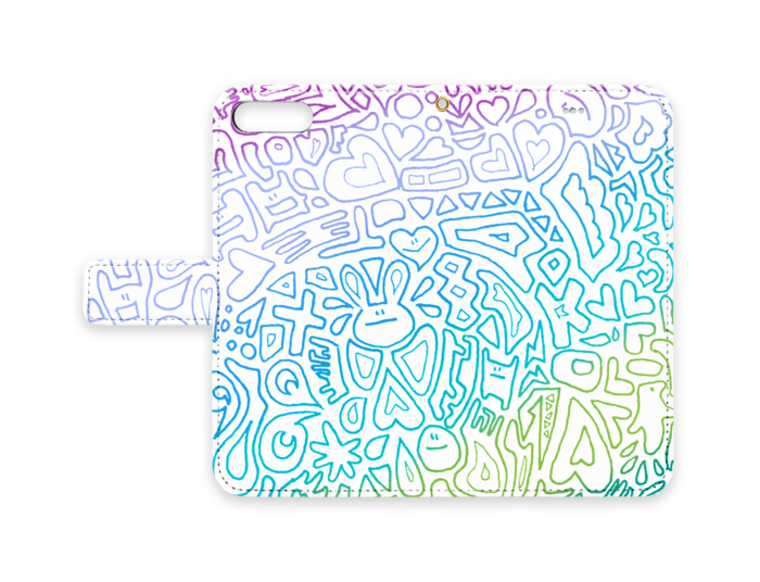 手帳型iPhoneケース - iPhone 8 Plus / 7 Plus - ストラップ穴 あり