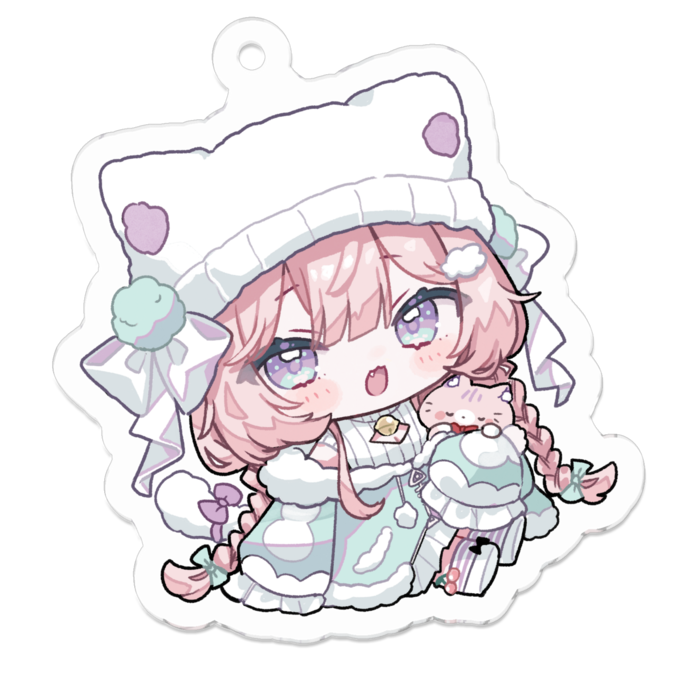 アクリルキーホルダー - 50 x 50 (mm)