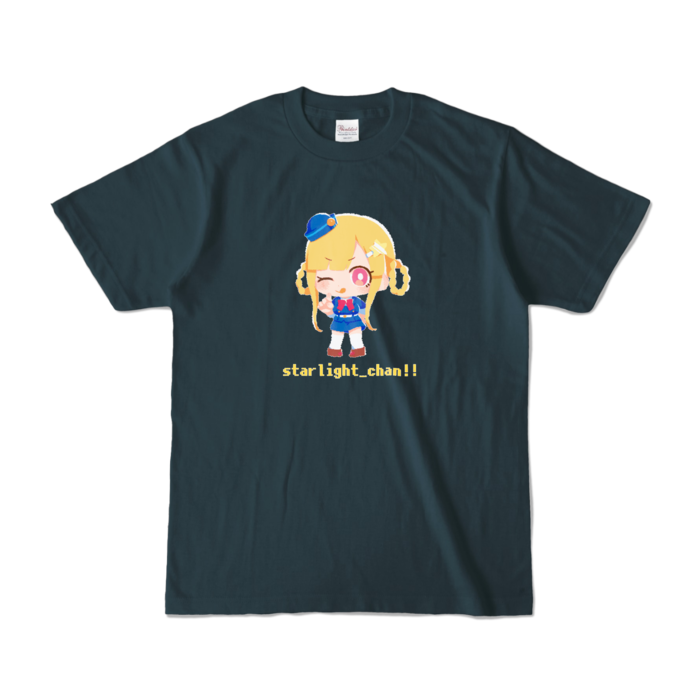 カラーTシャツ - S - デニム (濃色)