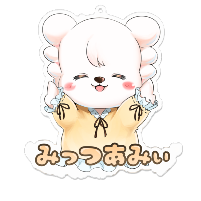 アクリルキーホルダー - 100 x 100 (mm)