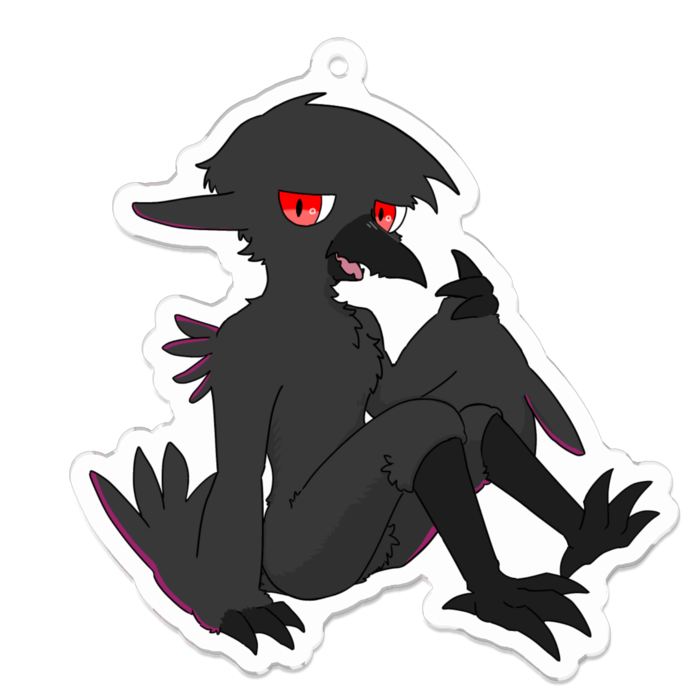 アクリルキーホルダー（コーティング） - 70 x 70 (mm)