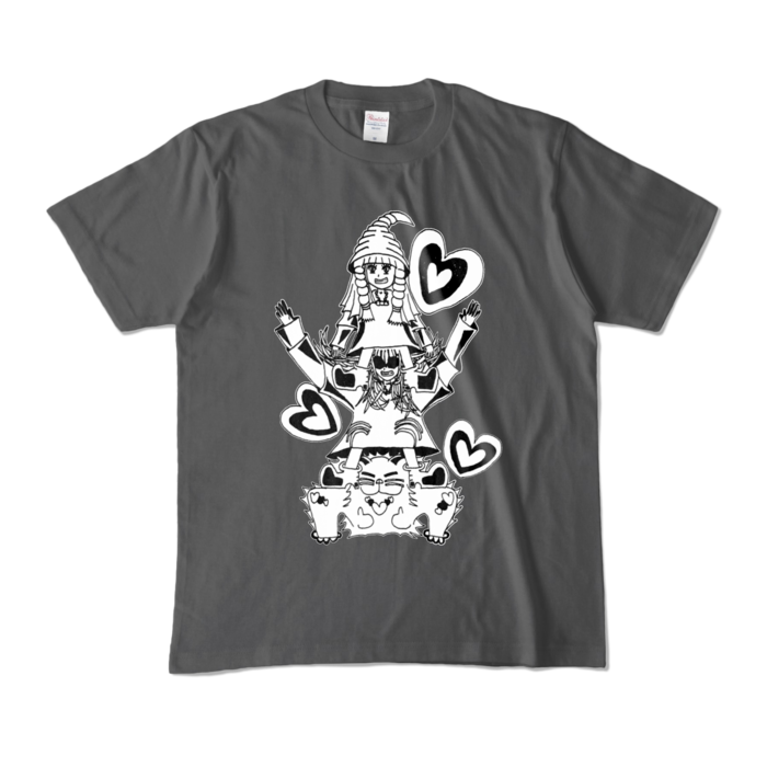 カラーTシャツ - M - チャコール (濃色)