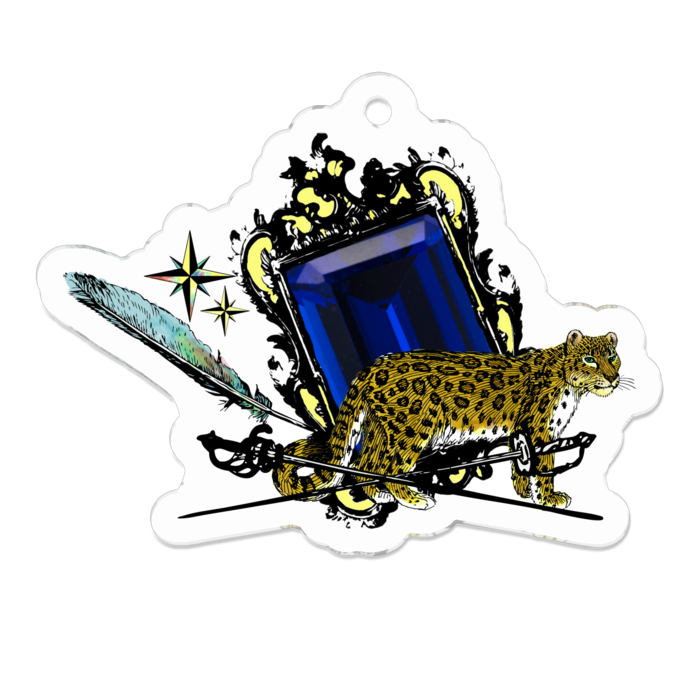 アクリルキーホルダー - 50 x 50 (mm)