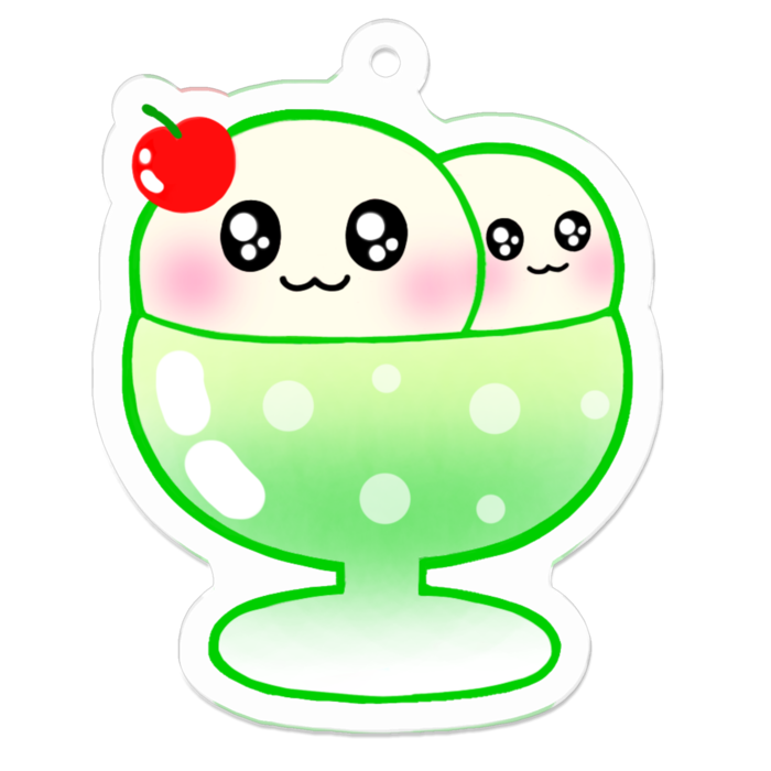 アクリルキーホルダー - 50 x 50 (mm)