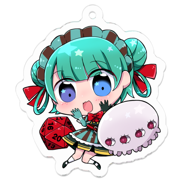 アクリルキーホルダー - 50 x 50 (mm)