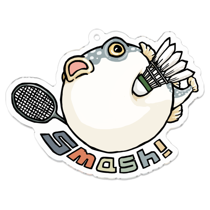 アクリルキーホルダー - 70 x 70 (mm)