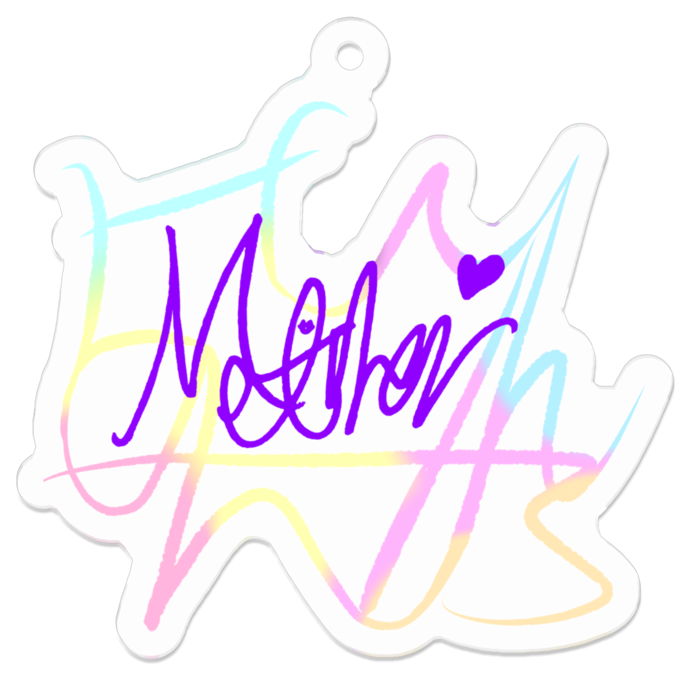 アクリルキーホルダー - 50 x 50 (mm)