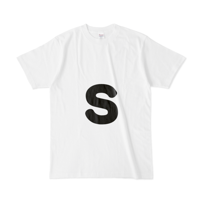 「s」（小文字）Tシャツ - L - 白