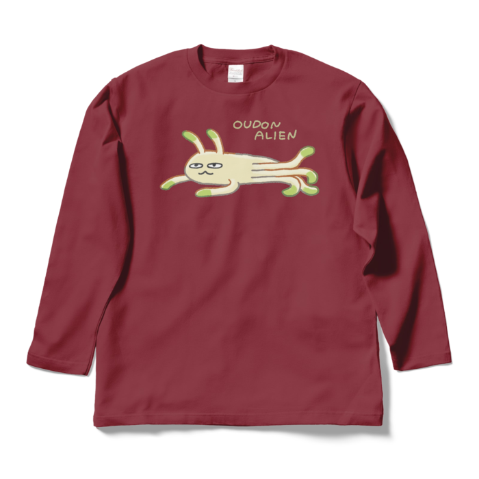 ロングスリーブTシャツ - L - バーガンディ