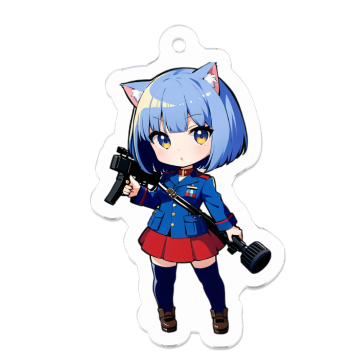 アクリルキーホルダー - 50 x 50 (mm)